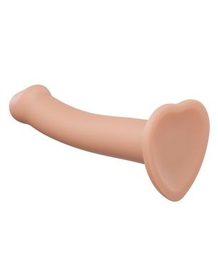 Насадка для страпону Strap-On-Me Dual Density Dildo Flesh XL, діаметр 4,5 см, двошарова, гнучка SO2356 фото