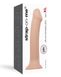 Насадка для страпону Strap-On-Me Dual Density Dildo Flesh XL, діаметр 4,5 см, двошарова, гнучка SO2356 фото 4