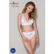 Трусики з широкою гумкою і мереживом Passion PS001 PANTIES white, size S SO4173 фото 3