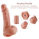 Ультрареалістичний фалоімітатор для секс-машин Hismith 8.3″ 2-layers Silicone Flesh Dildo, 2-шаровий SO6204 фото 2