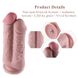 Подвійний дилдо для секс-машин Hismith 8.5″ Two Cocks One Hole Silicone Dildo SO6206 фото 2