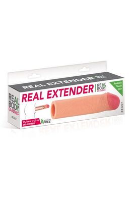 Насадка на член Real Body — Real Extender BEAST з відкритою головкою SO3719 фото