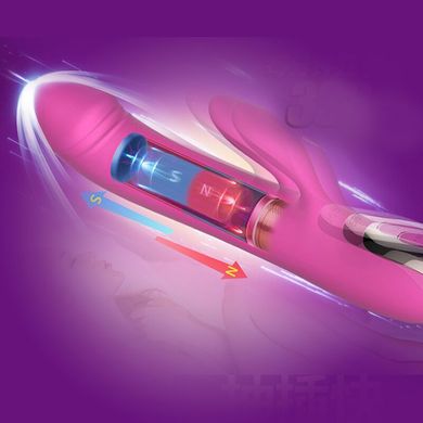 Вібратор-пульсатор Leten Automatical Thrusting Vibrator з підігрівом, що перезаряджається, 10 режимі SO2128 фото