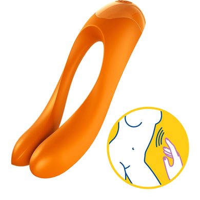 Вібратор на палець Satisfyer Candy Cane Orange SO4652 фото