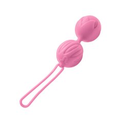 Вагінальні кульки Adrien Lastic Geisha Lastic Balls BIG Pink (L), діаметр 4 см, вага 90 гр AD40301 фото