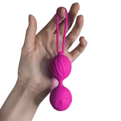 Вагінальні кульки Adrien Lastic Geisha Lastic Balls BIG Magenta (L), діаметр 4 см, вага 90 г AD40321 фото