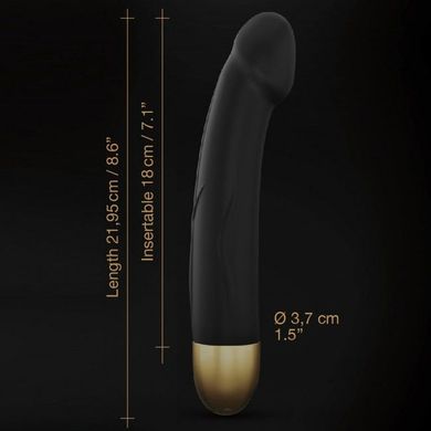 Вібратор Dorcel Real Vibration M Gold 2.0, діаметр 3,7см, перезаряджається, для точки G SO3820 фото