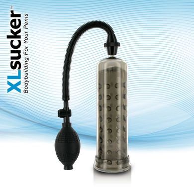 Вакуумна помпа XLsucker Penis Pump Black для члена довжиною до 18см, діаметр до 4 см E22145 фото