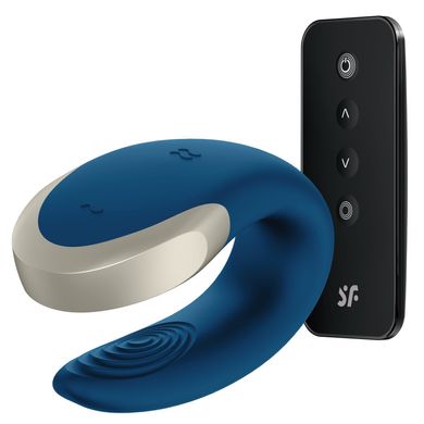 Смарт-вібратор для пар Satisfyer Double Love (Blue) SO4929 фото