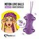 Вагінальні кульки з масажем і вібрацією FeelzToys Motion Love Balls Twisty з пультом дистанційного к SO3853 фото 2