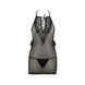 Сорочка прозора приталена ERZA CHEMISE black XXL/XXXL - Passion, трусики PS26006 фото 3