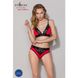 Трусики з широкою гумкою і мереживом Passion PS001 PANTIES red/black, size L SO4167 фото 3