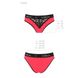 Трусики з широкою гумкою і мереживом Passion PS001 PANTIES red/black, size XL SO4170 фото 5