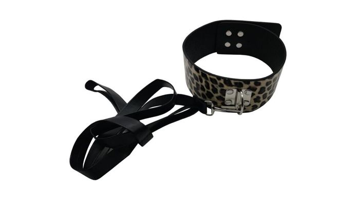 Набір MAI BDSM STARTER KIT Nº 75 Leopard: батіг, кляп, наручники, маска, нашийник, мотузка, затискач SO6581 фото